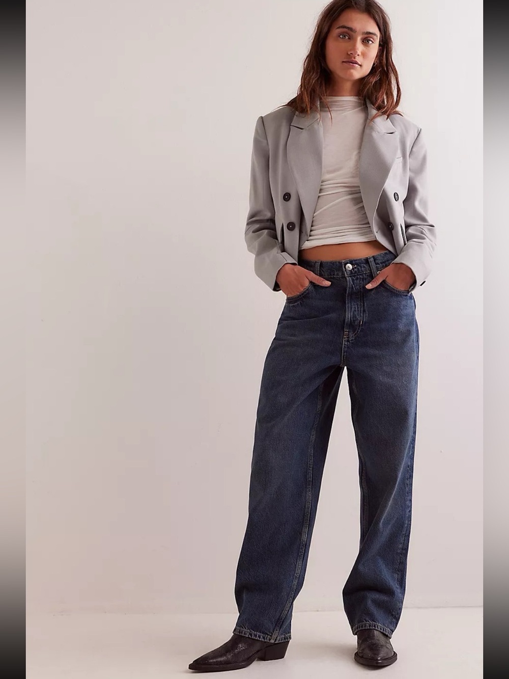 Free People Cora Slouch Jeans